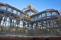 Palacio de Cristal in Retiro city park, Madrid Royalty Free Stock Photo