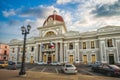 Palacio de Gobierno on Plaza de Armas in Cienfuegos, Cuba Royalty Free Stock Photo