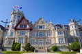 Palacio de la Magdalena palace in Santander. Royal family summer house getaway Royalty Free Stock Photo