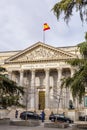 Palacio de las Cortes in Madrid, Spain Royalty Free Stock Photo