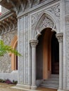 Palacio de Monserrate Palace. Details of the Moorish Revival Architecture Style aka Neo-arabic or neo-moorish. 19th century Palace