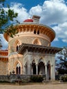 Palacio de Monserrate Palace in Sintra, Portugal near Lisbon. 19th century Palace built in the Moorish Revival Architecture Style