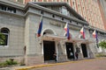 Palacio del gobernador building facade at Intramuros in Manila, Philippines