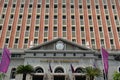 Palacio del gobernador building facade at Intramuros in Manila, Philippines