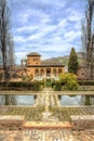 Palacio del Partal at Beautiful Al Hambra in Granada, Spain