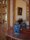 Palacio Nacional de Queluz National Palace. Detail of the interior showing ceramics, furniture and decoration. Sintra