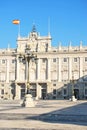 Palacio Real of Madrid Royalty Free Stock Photo