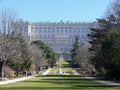 Palacio Real in Madrid, Spain Royalty Free Stock Photo
