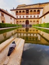 Palacios Nazaries in Granada, Spain Royalty Free Stock Photo