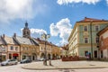 Palacky Square With Old Buildings-Kutna Hora Royalty Free Stock Photo