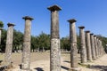 Palaestra monument (3rd cent. B.C.) in Olympia, Greece Royalty Free Stock Photo