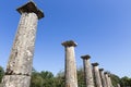 Palaestra monument (3rd cent. B.C.) in Olympia, Greece Royalty Free Stock Photo