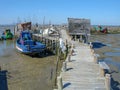 palafitico wharf in the locality of Carrasqueira, AlcÃÂ¡cer do Sal, GrÃÂ¢ndola.