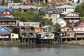 Palafito Houses - Castro - Chile Royalty Free Stock Photo