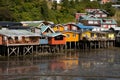 Palafito Houses - Castro - Chile Royalty Free Stock Photo