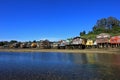 Palafito houses on stilts in Castro, Chiloe Island, Chile