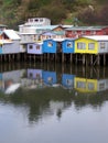 Palafitos from Chiloe Royalty Free Stock Photo