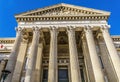 Palais de Justice Courthouse Columns Nimes Gard France Royalty Free Stock Photo