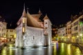 Palais de l'Isle in Annecy, France Royalty Free Stock Photo