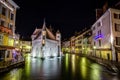 Palais de l'Isle in Annecy, France Royalty Free Stock Photo