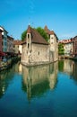 The Palais de l'Isle - Island Palace - in Annecy, France Royalty Free Stock Photo