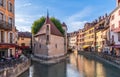 Palais de l\'isle, on the Thiou river, in Annecy, Haute-Savoie, France Royalty Free Stock Photo