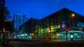 the Palais des congrÃÂ¨s de Montreal in the early morning.