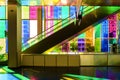 The multicolors of the windows of Palais des CongrÃÂ¨s in Montreal