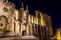 Palais des papes Royalty Free Stock Photo