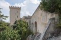 The Palais des Papes, historical medieval Gothic palace and former papal residence in Avignon, Southern France Royalty Free Stock Photo