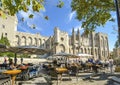 The Palais des Papes or Popes Palace in Avignon France, Provence Royalty Free Stock Photo