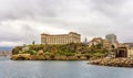 Palais du Pharo in Marseille as seen from the sea Royalty Free Stock Photo
