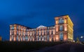 Palais du Pharo in Marseille by night - France Royalty Free Stock Photo