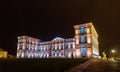 Palais du Pharo in Marseille by night Royalty Free Stock Photo