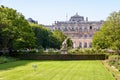 Palais-Royal garden in Paris, France Royalty Free Stock Photo