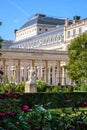 Palais-Royal garden in Paris, France Royalty Free Stock Photo