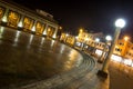 Palais trier gemany at night Royalty Free Stock Photo
