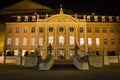 Palais trier gemany at night Royalty Free Stock Photo