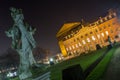 Palais trier gemany at night Royalty Free Stock Photo