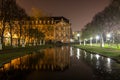 Palais trier gemany at night Royalty Free Stock Photo