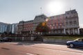 The Palais Wilson is the current headquarters of the Office of the United Nations High Commissioner for Human Rights in Geneva, Royalty Free Stock Photo