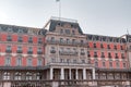 The Palais Wilson is the current headquarters of the Office of the United Nations High Commissioner for Human Rights in Geneva, Royalty Free Stock Photo