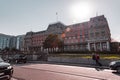 The Palais Wilson is the current headquarters of the Office of the United Nations High Commissioner for Human Rights in Geneva, Royalty Free Stock Photo