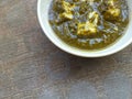 Palak panir Royalty Free Stock Photo