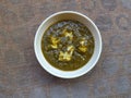 Palak panir Royalty Free Stock Photo