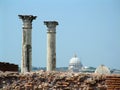 Palantine Pillars and Vatican Royalty Free Stock Photo