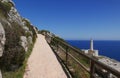Palascia lighthouse in Apulia, Italy Royalty Free Stock Photo