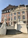 Palastgarten, the Palace Gardens in Trier, an elegant french style palace with garden, fountains and sculptures