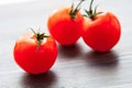 Palatable fresh tomatoes Royalty Free Stock Photo