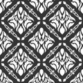 Palatial seamless pattern on a gray background